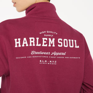 KAY-LA Troyer-Sweatshirt mit Back-Print grape