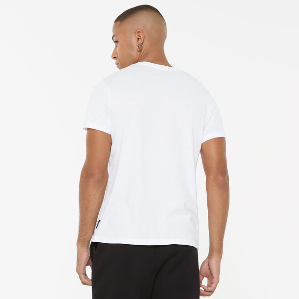 T-Shirt Rundhals, 2er-Pack opticwhite / opticwhite