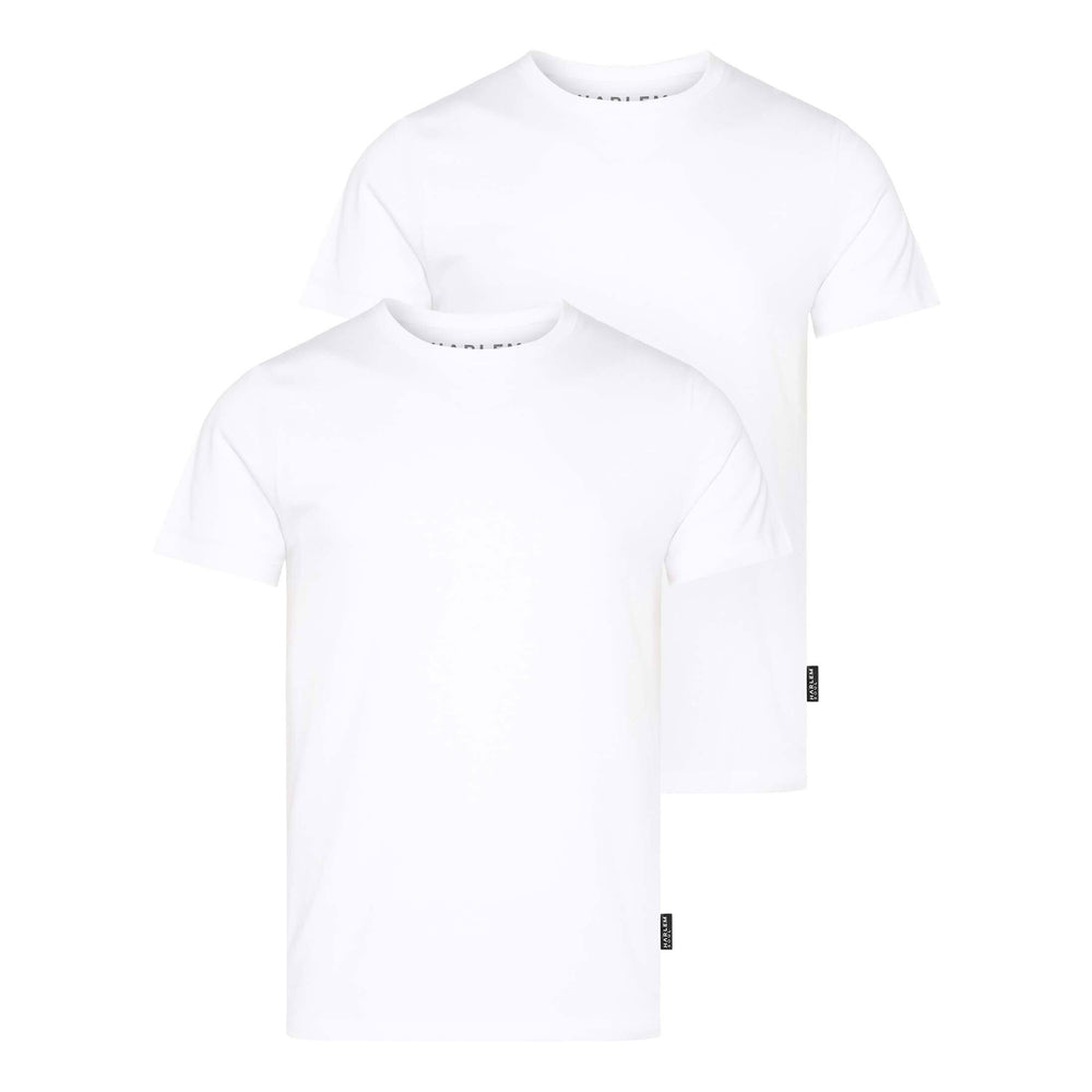 T-Shirt Rundhals, 2er-Pack opticwhite / opticwhite