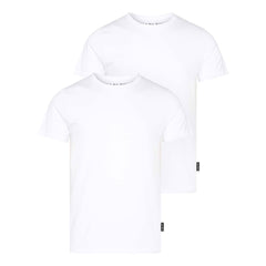 T-Shirt Rundhals, 2er-Pack opticwhite / opticwhite