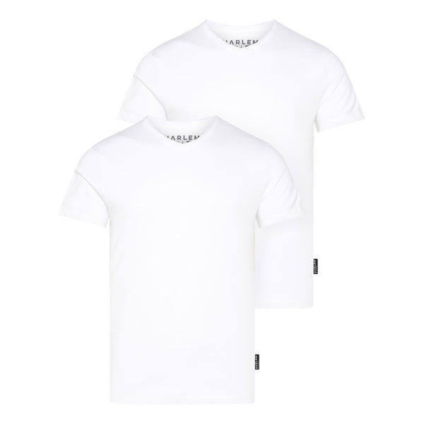 T-Shirt V-Neck, 2er-Pack opticwhite / opticwhite