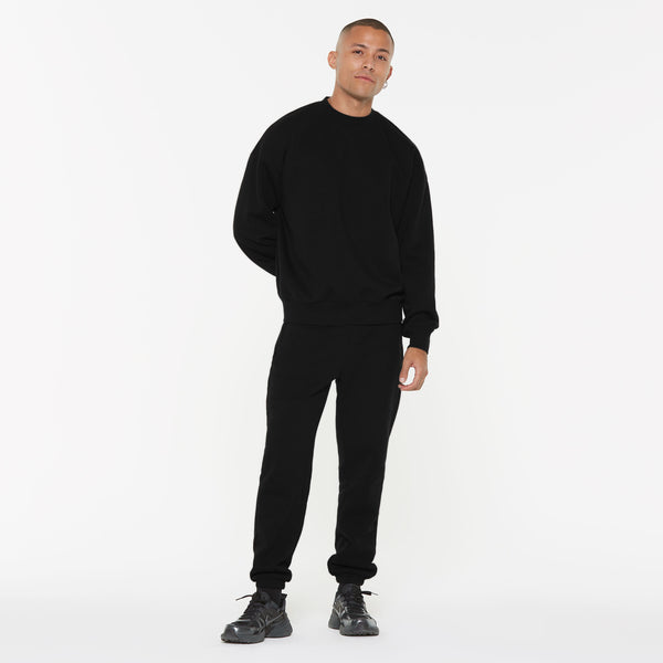 Damen AD-AM Sweatshirt Oversized Unisex black
