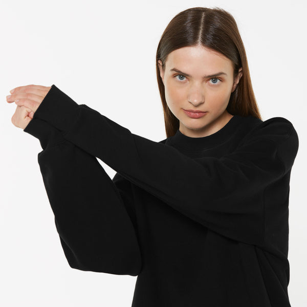 Damen AD-AM Sweatshirt Oversized Unisex black