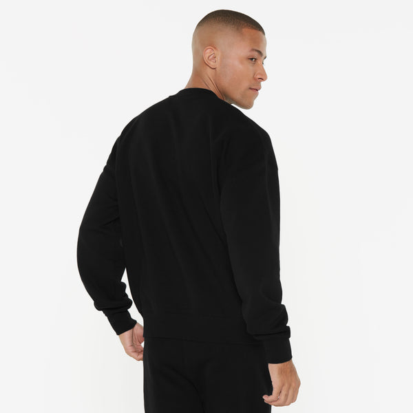 Damen AD-AM Sweatshirt Oversized Unisex black