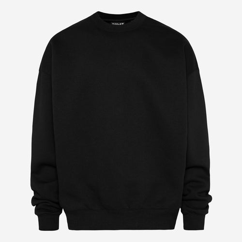 Damen AD-AM Sweatshirt Oversized Unisex black - HARLEM SOUL