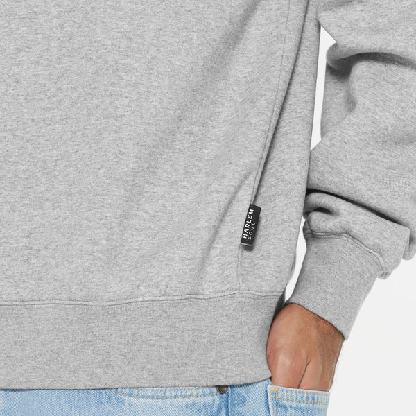 Damen AD-AM Sweatshirt Oversized Unisex grey melange