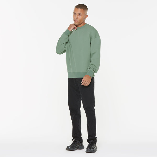 Damen AD-AM Sweatshirt Oversized Unisex jade green