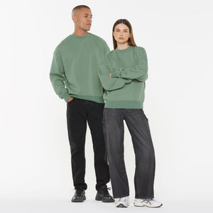 Damen AD-AM Sweatshirt Oversized Unisex jade green