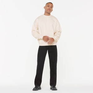 Damen AD-AM Sweatshirt Oversized Unisex ecru