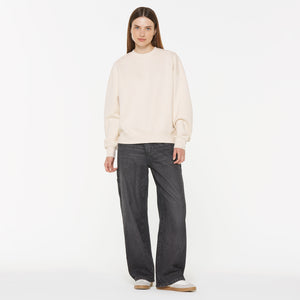 Damen AD-AM Sweatshirt Oversized Unisex ecru
