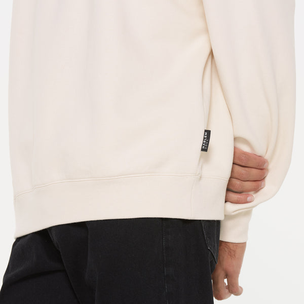 Damen AD-AM Sweatshirt Oversized Unisex ecru