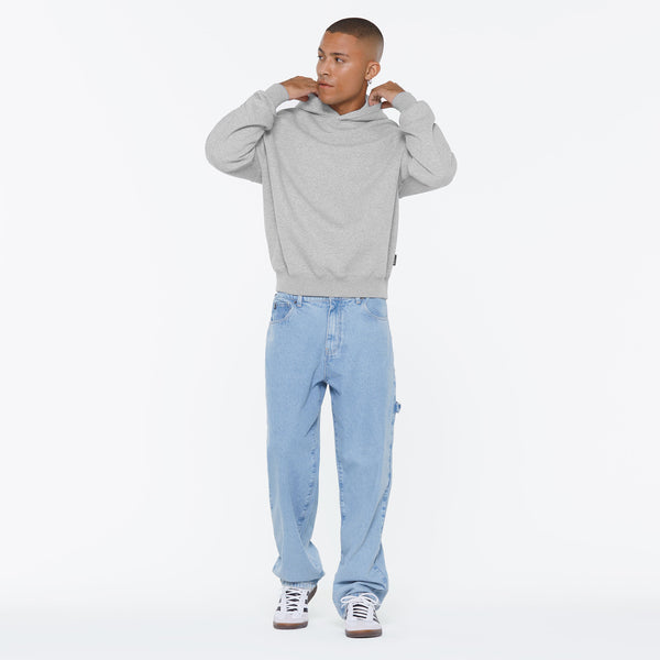 ELY-AS Hoodie Oversized Unisex grey melange