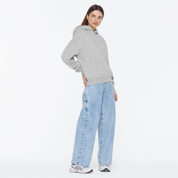 ELY-AS Hoodie Oversized Unisex grey melange