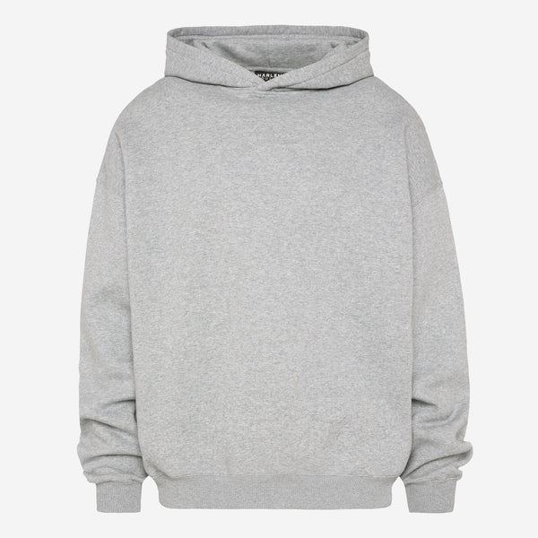 ELY-AS Hoodie Oversized Unisex grey melange