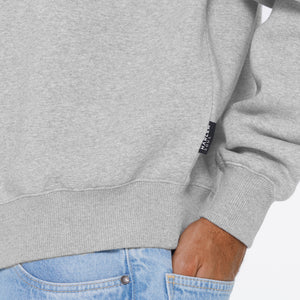 ELY-AS Hoodie Oversized Unisex grey melange