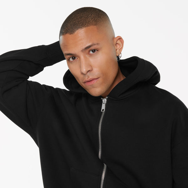 BRU-NO Hoodie Jacket Oversized Unisex black