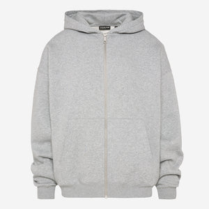 BRU-NO Hoodie Jacket Oversized Unisex grey melange