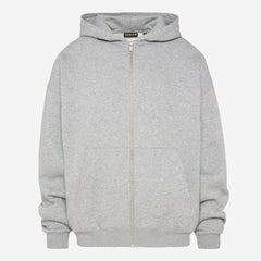 BRU-NO Hoodie Jacket Oversized Unisex grey melange