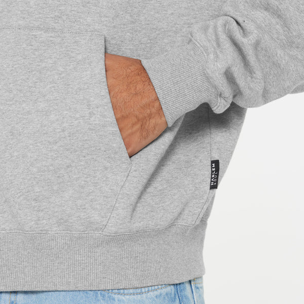 BRU-NO Hoodie Jacket Oversized Unisex grey melange