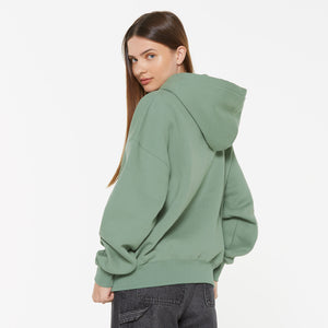 BRU-NO Hoodie Jacket Oversized Unisex jade green