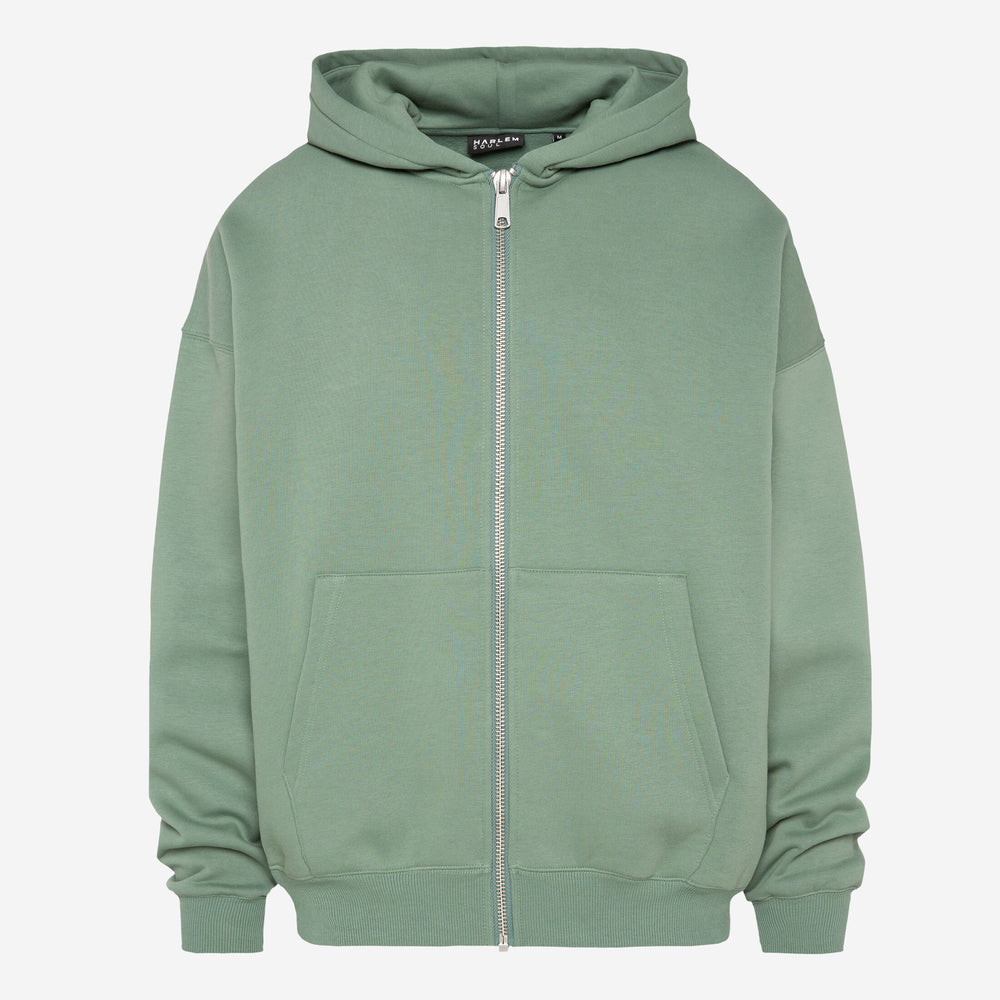 BRU-NO Hoodie Jacket Oversized Unisex jade green