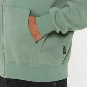 BRU-NO Hoodie Jacket Oversized Unisex jade green