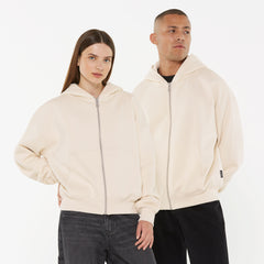 BRU-NO Hoodie Jacket Oversized Unisex ecru