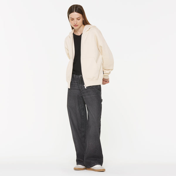 BRU-NO Hoodie Jacket Oversized Unisex ecru