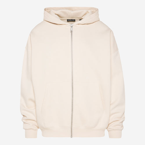 BRU-NO Hoodie Jacket Oversized Unisex ecru - HARLEM SOUL