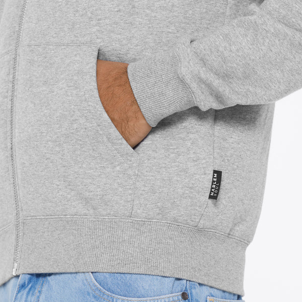 MAD-RID Hoodie Jacket grey melange