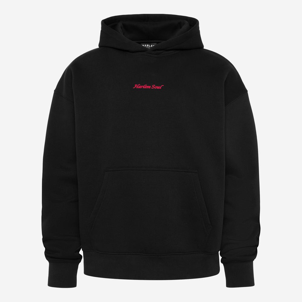 ELY-AS Hoodie Unisex mit Backprint black