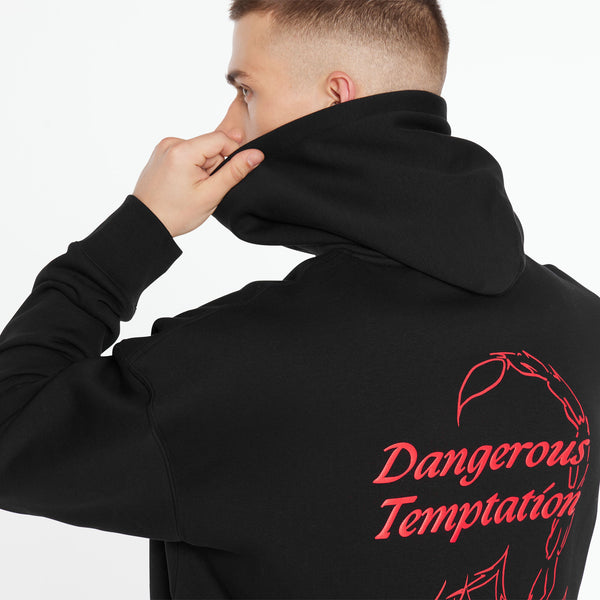 ELY-AS Hoodie Unisex mit Backprint black