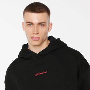 ELY-AS Hoodie Unisex mit Backprint black