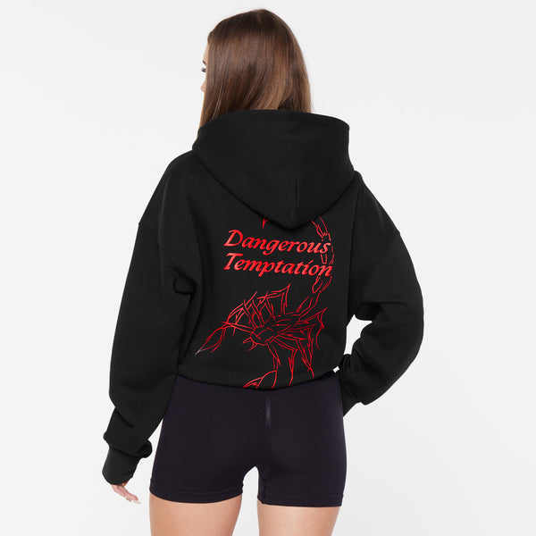 ELY-AS Hoodie Unisex mit Backprint black