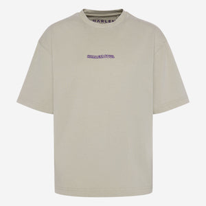 GI-LLY T-Shirt mit Backprint silver green