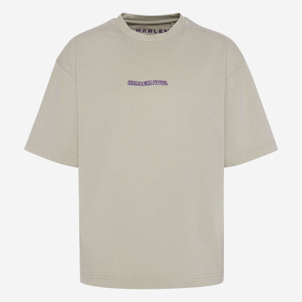 GI-LLY T-Shirt mit Backprint silver green