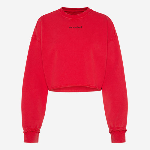 LO-LA Cropped Sweatshirt printed glory - HARLEM SOUL