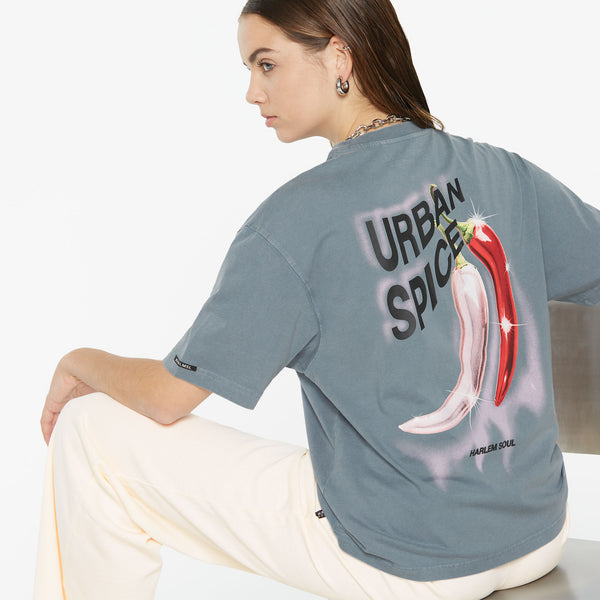 GI-LLY T-Shirt printed fog blue
