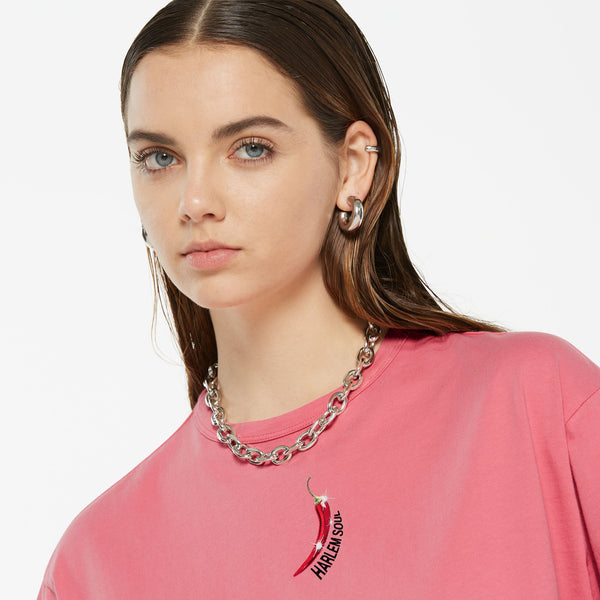 PAU-LA T-Shirt Oversized Dip Dyed glory