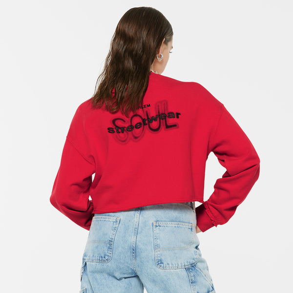 LO-LA Cropped Sweatshirt printed glory
