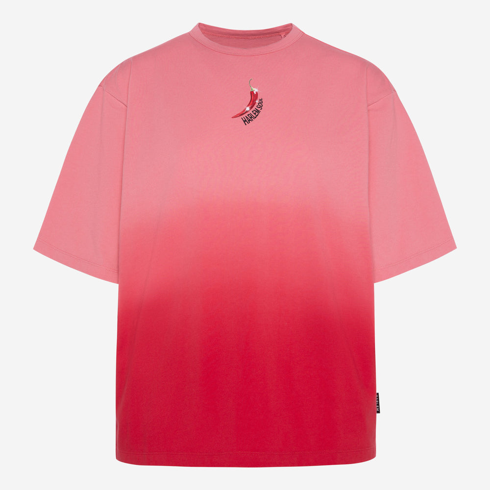 PAU-LA T-Shirt Oversized Dip Dyed glory