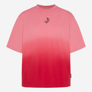 PAU-LA T-Shirt Oversized Dip Dyed glory
