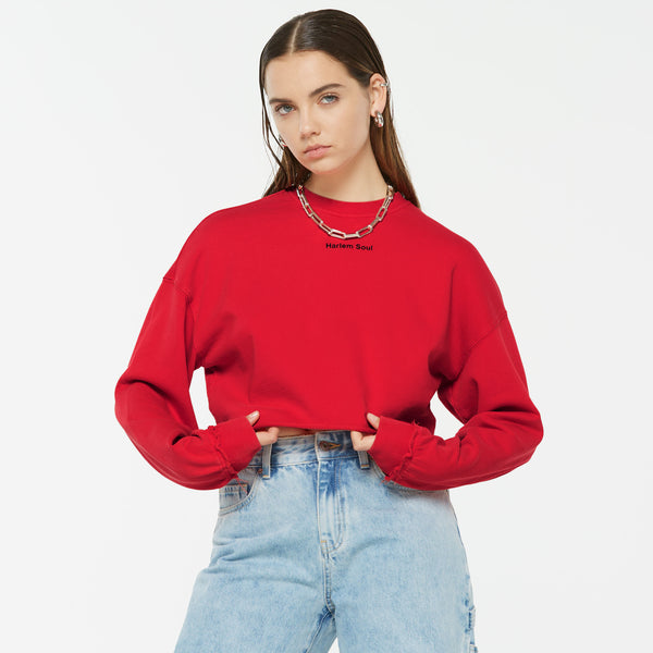 LO-LA Cropped Sweatshirt printed glory
