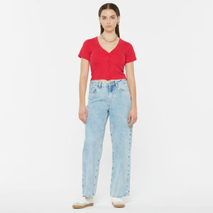 CLE-O Cropped Rib Cardigan glory