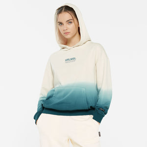 CAN-NES Hoodie Dip Dyed fog blue