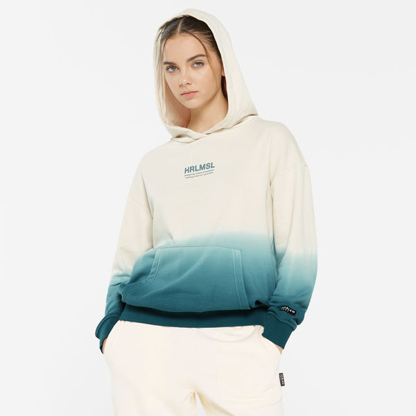 CAN-NES Hoodie Dip Dyed fog blue