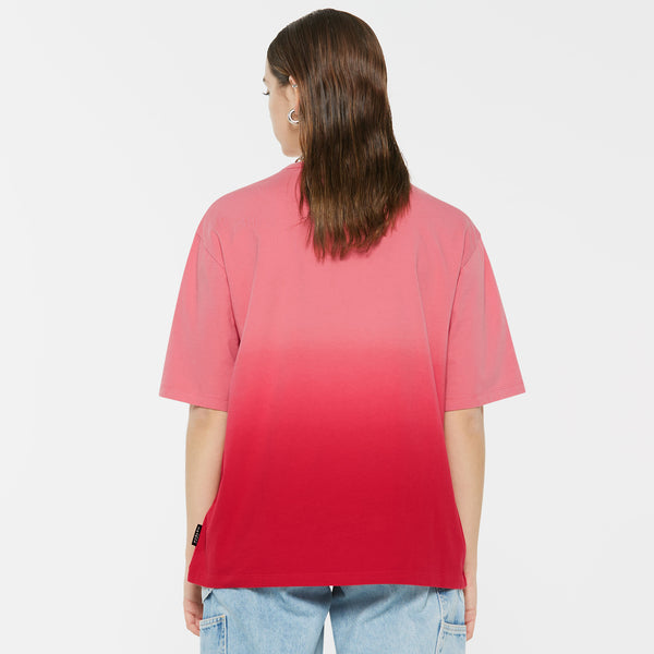 PAU-LA T-Shirt Oversized Dip Dyed glory