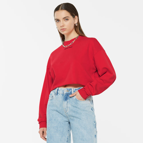 LO-LA Cropped Sweatshirt printed glory