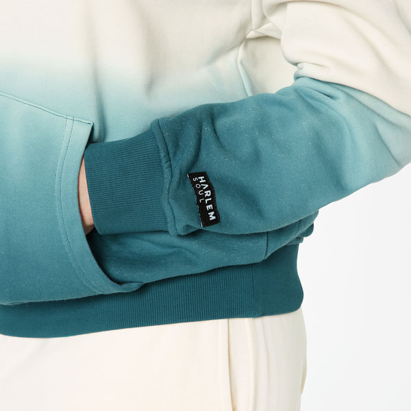 CAN-NES Hoodie Dip Dyed fog blue