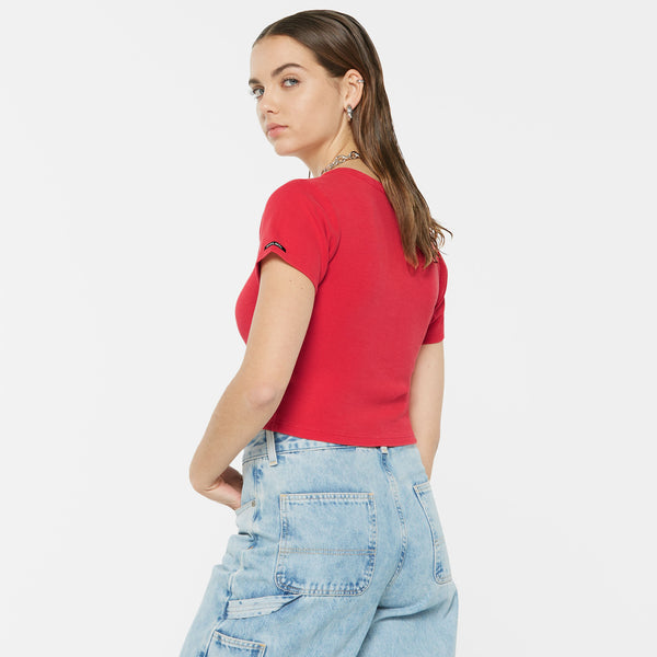 CLE-O Cropped Rib Cardigan glory